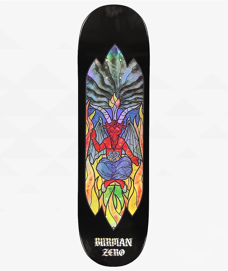 Zero Burman Stained Glass 8.625" Skateboard Deck