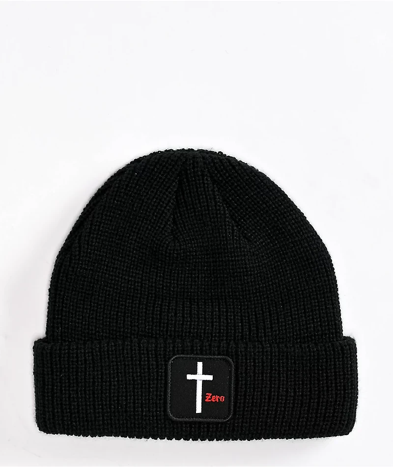 Zero Cross Black Beanie