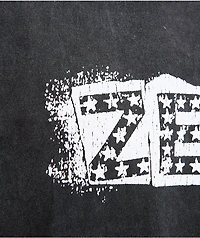 Zero Punk Stars Black Wash T-Shirt