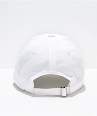 Zero Single Skull White Strapback Hat