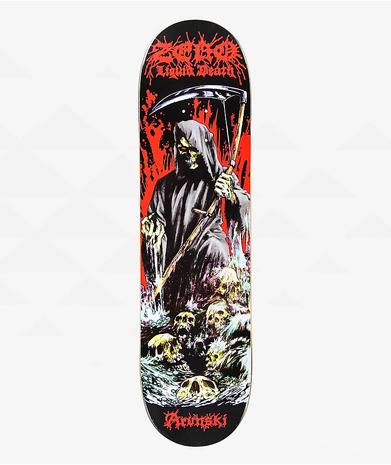 Zero x Liquid Death Arunski 8.25" Skateboard Deck