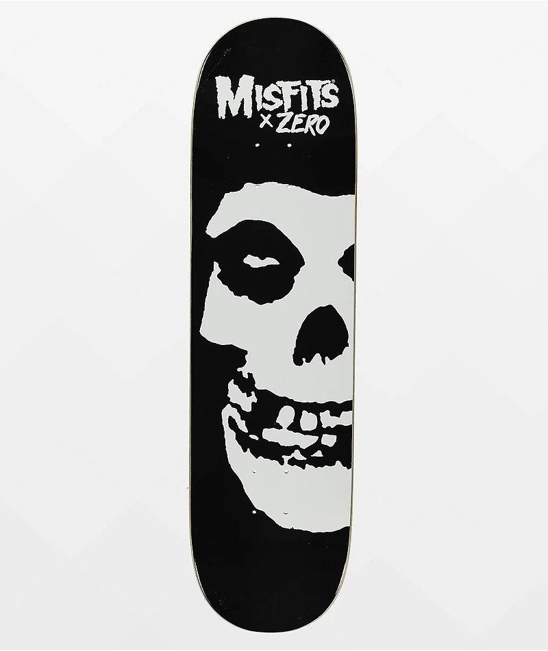 Zero x Misfits Fiend Skull 8.5" Skateboard Deck