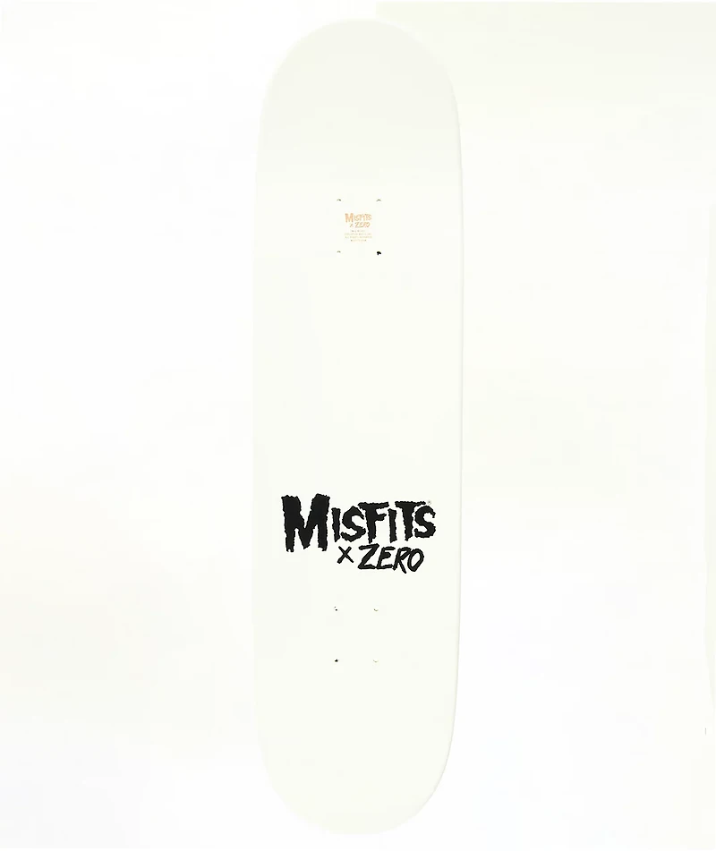 Zero x Misfits Fiend Skull 8.5" Skateboard Deck