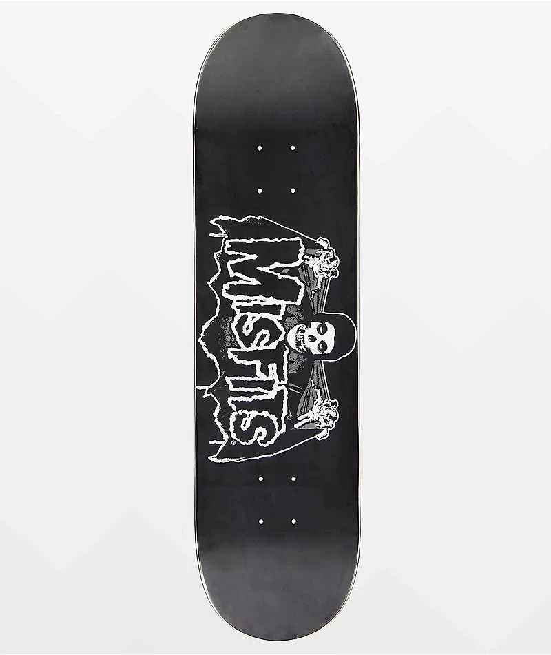 Zero x Misfits GITD Bat Fiend 8.25" Skateboard Deck