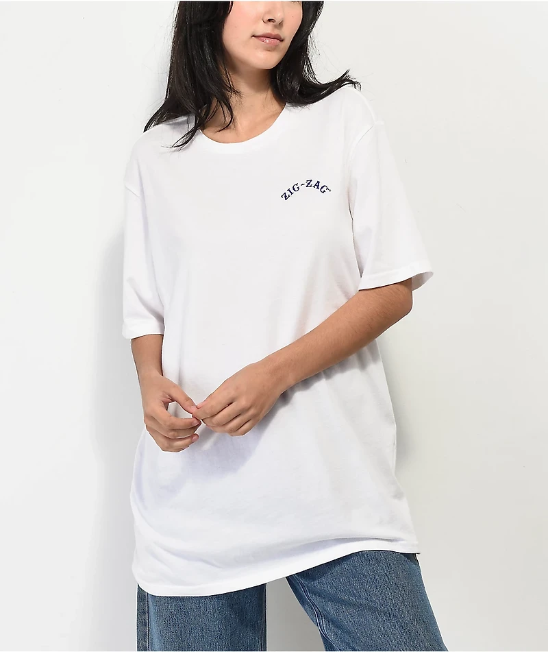Zig-Zag Classic White T-Shirt