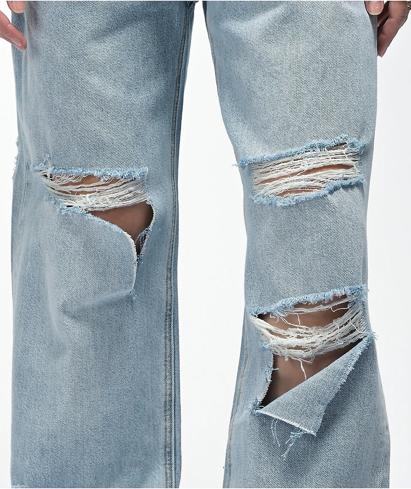 Ziggy Hi & Loose Light Wash Dad Jeans