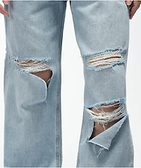 Ziggy Hi & Loose Light Wash Dad Jeans