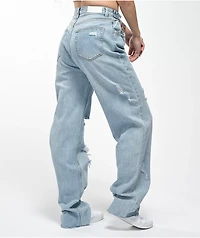 Ziggy Hi & Loose Light Wash Dad Jeans