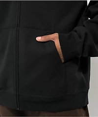 Zine Black Zip Hoodie