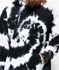 Zine Castle Black & White Tie Dye Hoodie