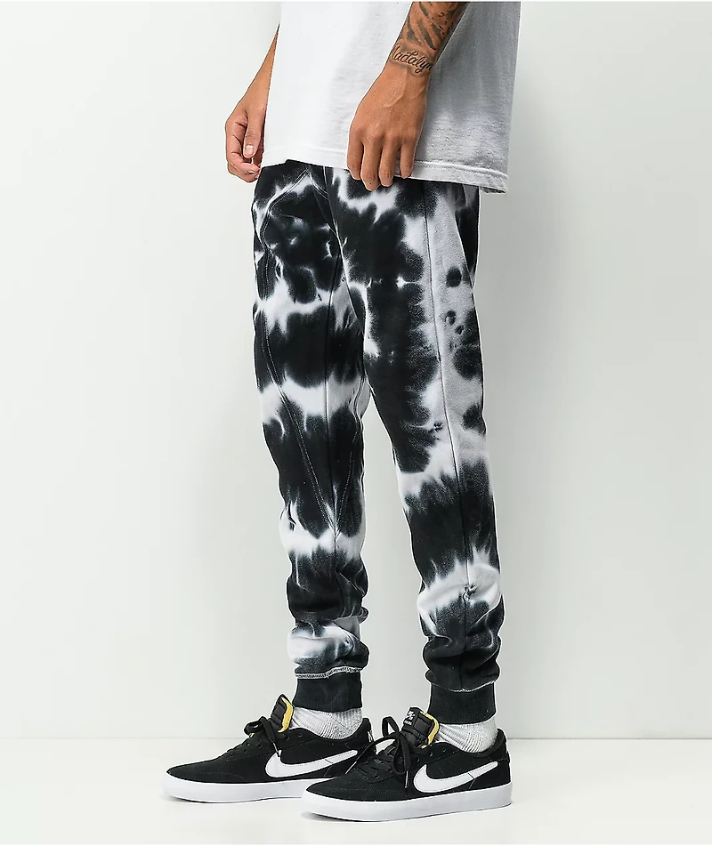 Zine Cover Castle Tie Dye Jogger Sweatpants