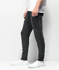 Zine Cover Solid Knit Charcoal Jogger Sweatpants