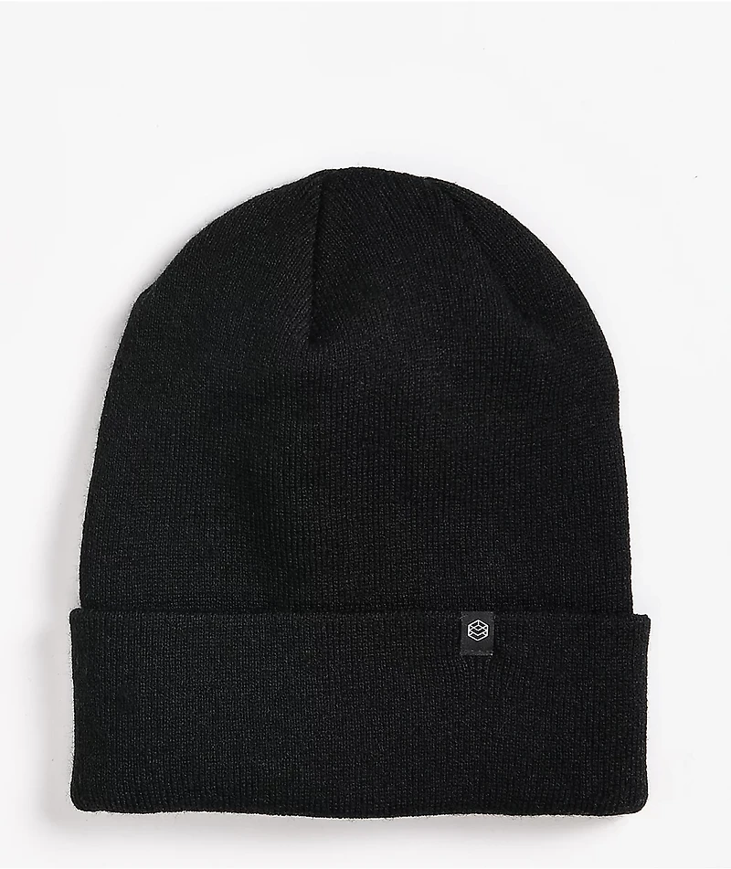 Zine Essential Black Beanie