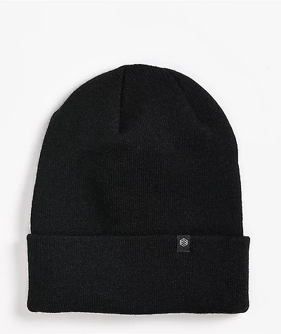 Zine Essential Black Beanie