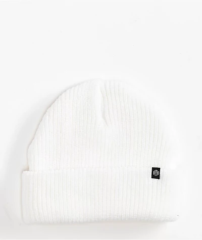 Zine Focus White Beanie