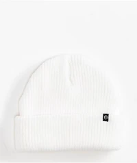 Zine Focus White Beanie