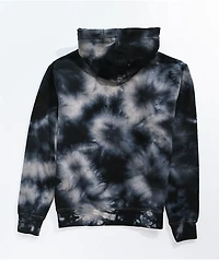 Zine Hunter Black Tie Dye Hoodie