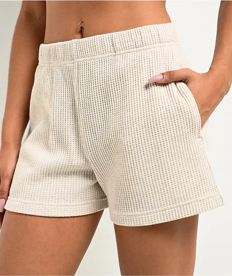 Zine Jaya Oatmeal Waffle Shorts