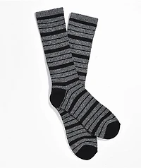 Zine Lizard Black Stripe Crew Socks