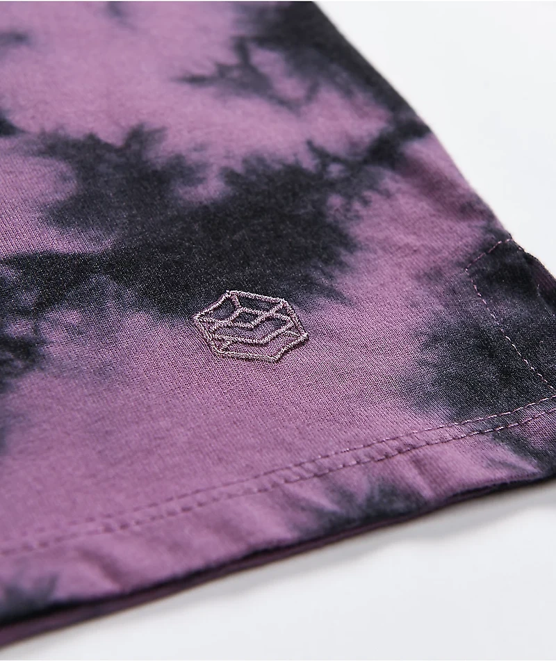 Zine Monroe Purple Tie Dye Long Sleeve T-Shirt