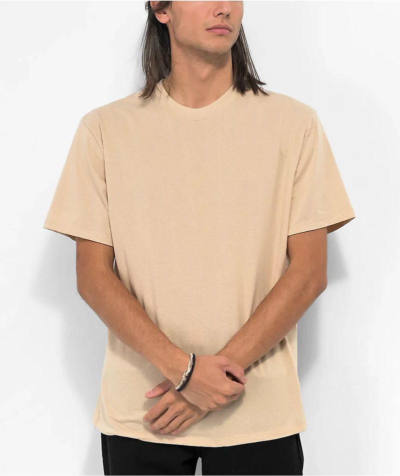 Zine Natural Recycled Cotton & Polyester T-Shirt