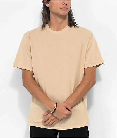 Zine Natural Recycled Cotton & Polyester T-Shirt