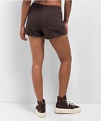 Zine Rachel Dark Brown Sweat Shorts