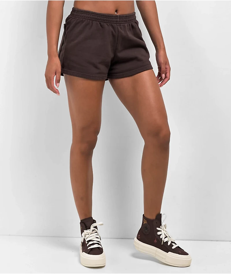 Zine Rachel Dark Brown Sweat Shorts
