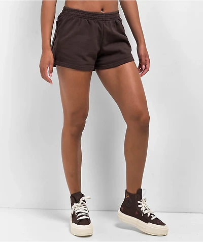 Zine Rachel Dark Brown Sweat Shorts