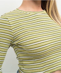 Zine Shiloh Sage Long Sleeve Crop T-Shirt