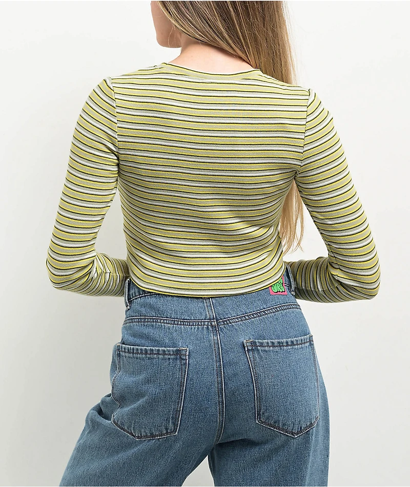 Zine Shiloh Sage Long Sleeve Crop T-Shirt
