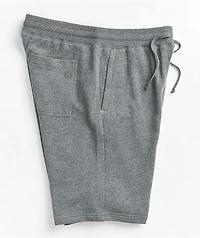 Zine Silas Grey Elastic Waist Sweat Shorts