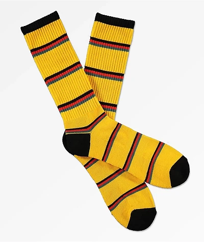 Zine Tried Fushion Black & Tomato Crew Socks