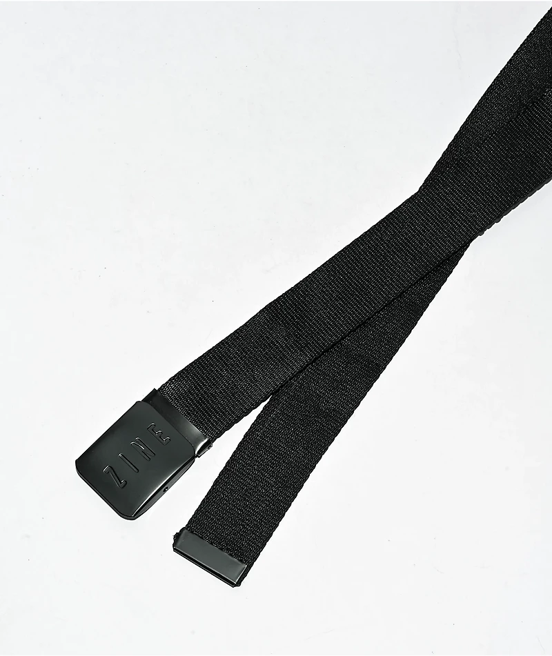 Zine Webster II Black Web Belt