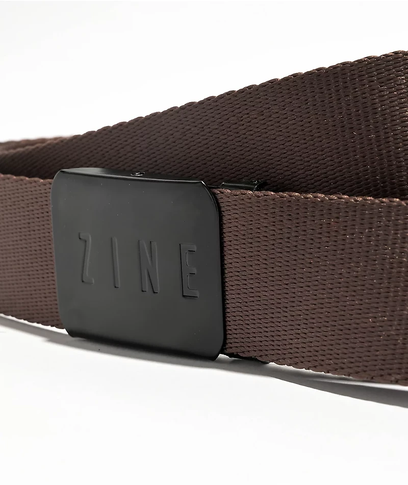 Zine Webster II Brown Web Belt