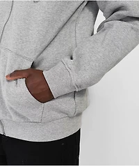 Zine Zippin Grey Zip Hoodie
