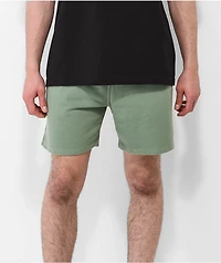 Zine Zone Light Green Sweat Shorts