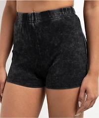 Zine Zora Black Wash Bike Shorts