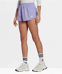 adidas 3-Stripes Light Purple Track Shorts