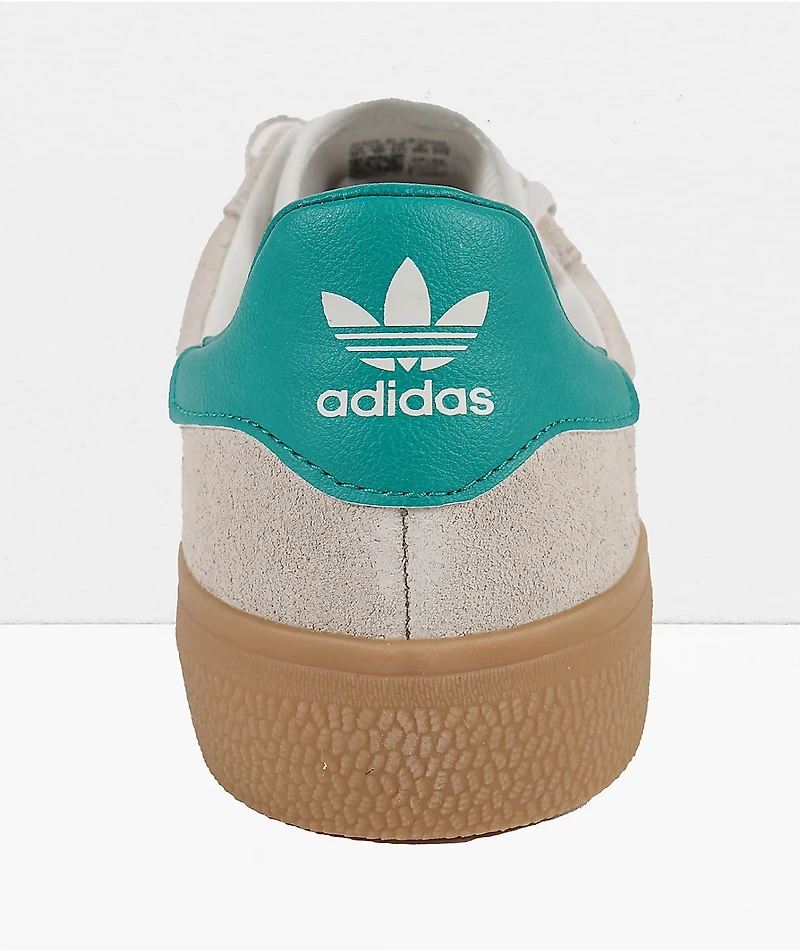 adidas 3MC Chalk White, Green & Gum Shoes
