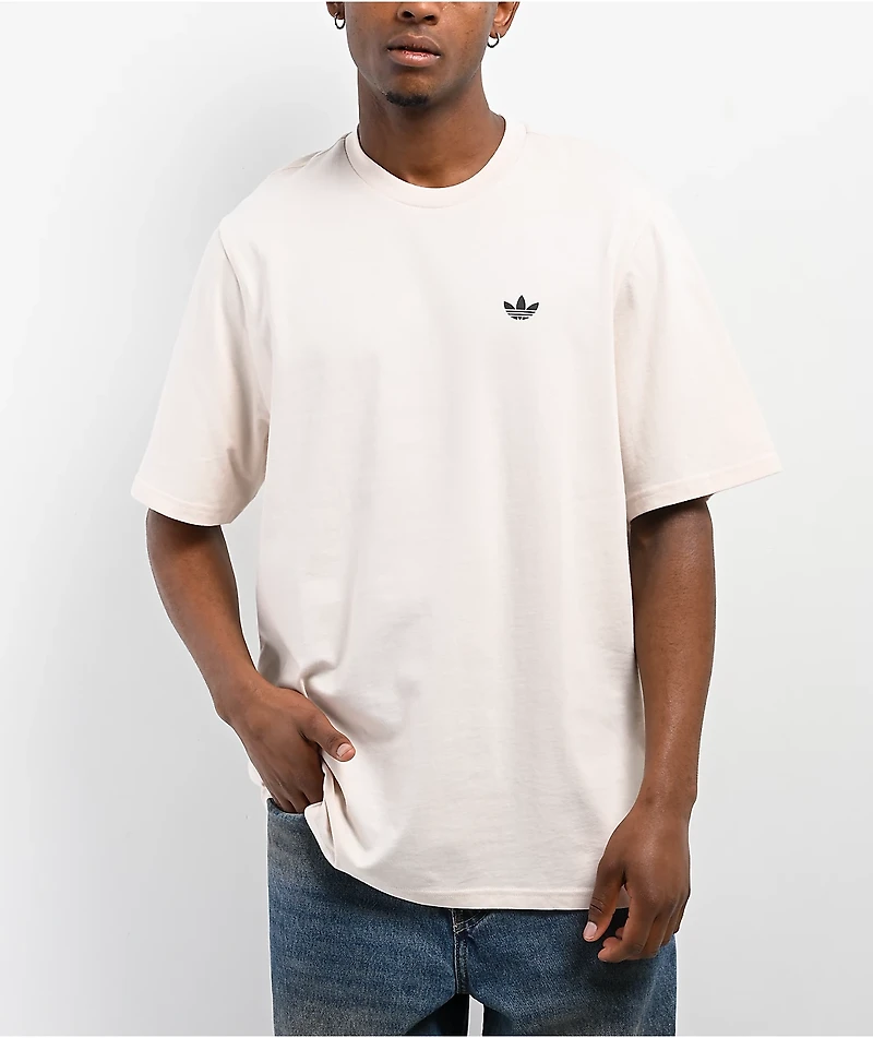 adidas 4.0 Logo Natural Beige T-Shirt