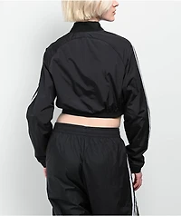 adidas Adicolor Teamgeist Black Crop Track Jacket