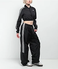 adidas Adicolor Teamgeist Black Crop Track Jacket