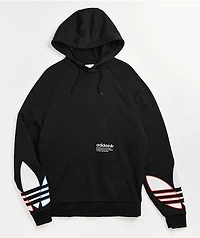 adidas Adicolor Tricolor Trefoil Black Hoodie