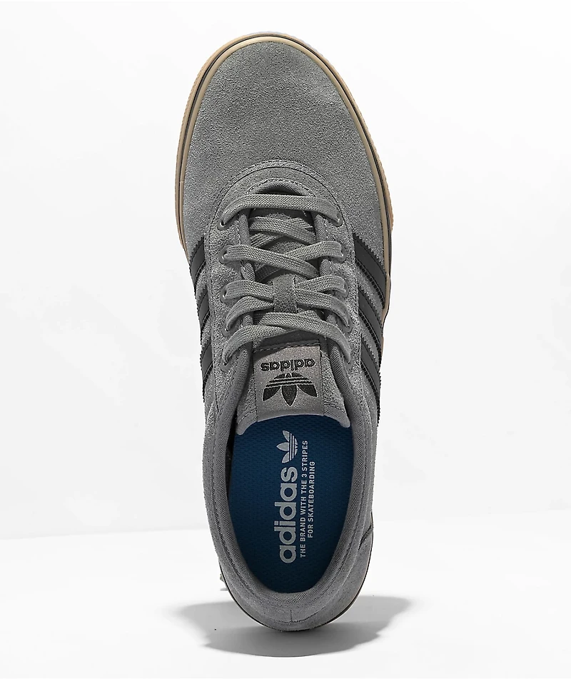 adidas Adiease Grey, Black & Gum Shoes