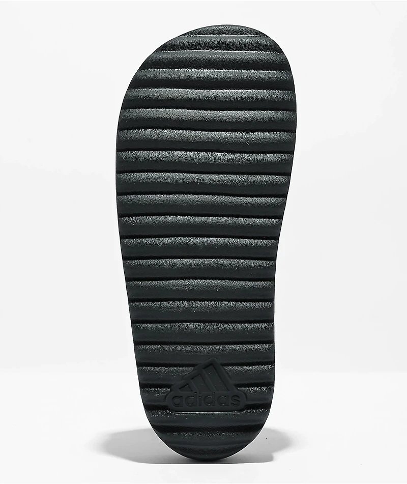 adidas Adilette Black Platform Slide Sandals