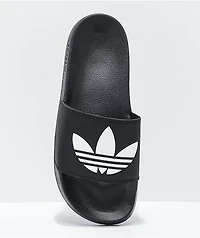 adidas Adilette Lite Black & White Slide Sandals