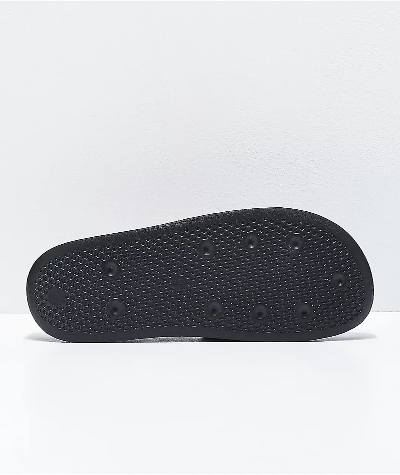 adidas Adilette Lite Black & White Slide Sandals