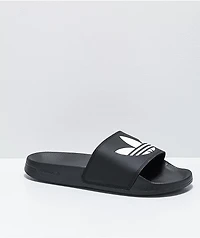 adidas Adilette Lite Black & White Slide Sandals