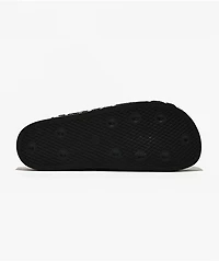 adidas Adimule Black & White Cow Print Mule Sandals